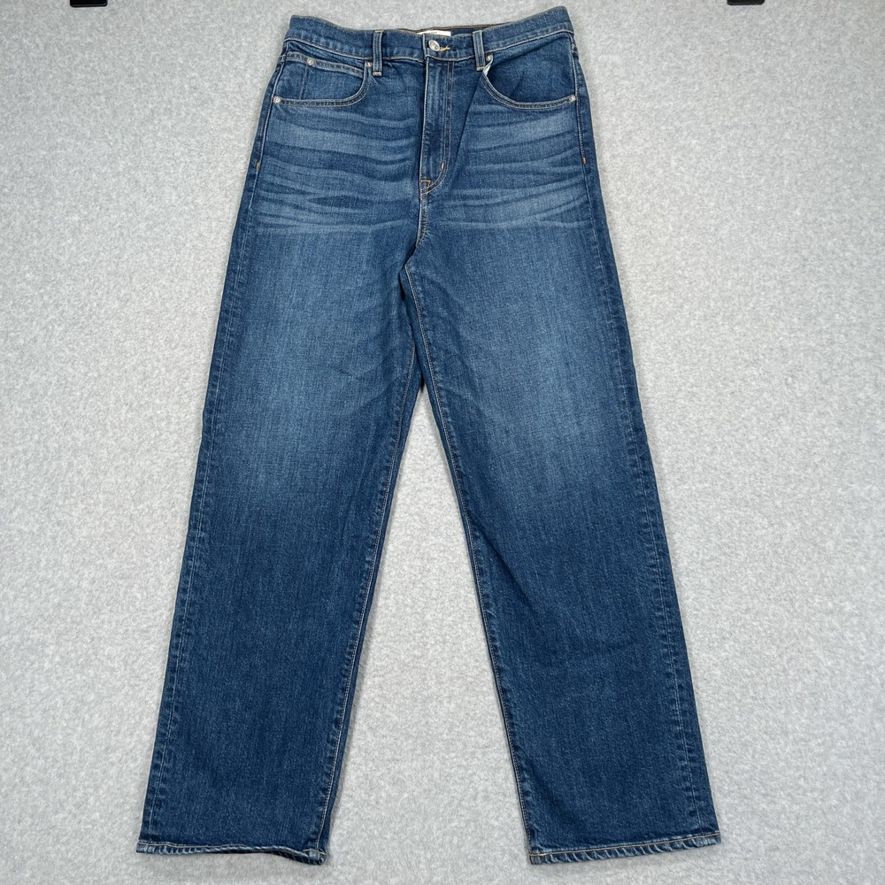 SLVRLAKE London Ankle Jeans Womens 30x29 High Rise Straight Mulholland Drive USA